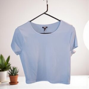 Express Light Blue Short Sleeve Tee